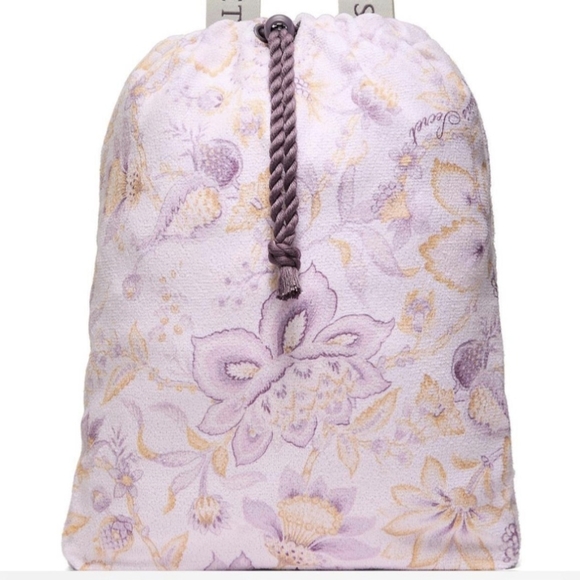 Victoria's Secret Purple and Cream Backpack Beach Towel with Elegant Design - Picture 2 of 7